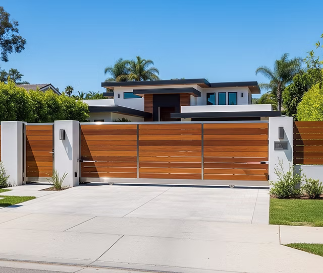 Custom fencing and gates — wood, vinyl, aluminum, wrought iron — Los Angeles